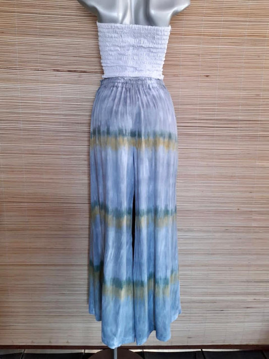 LONG PANT MEGGY New Tie Dye Navy/ Grey/ White and Soft Grey