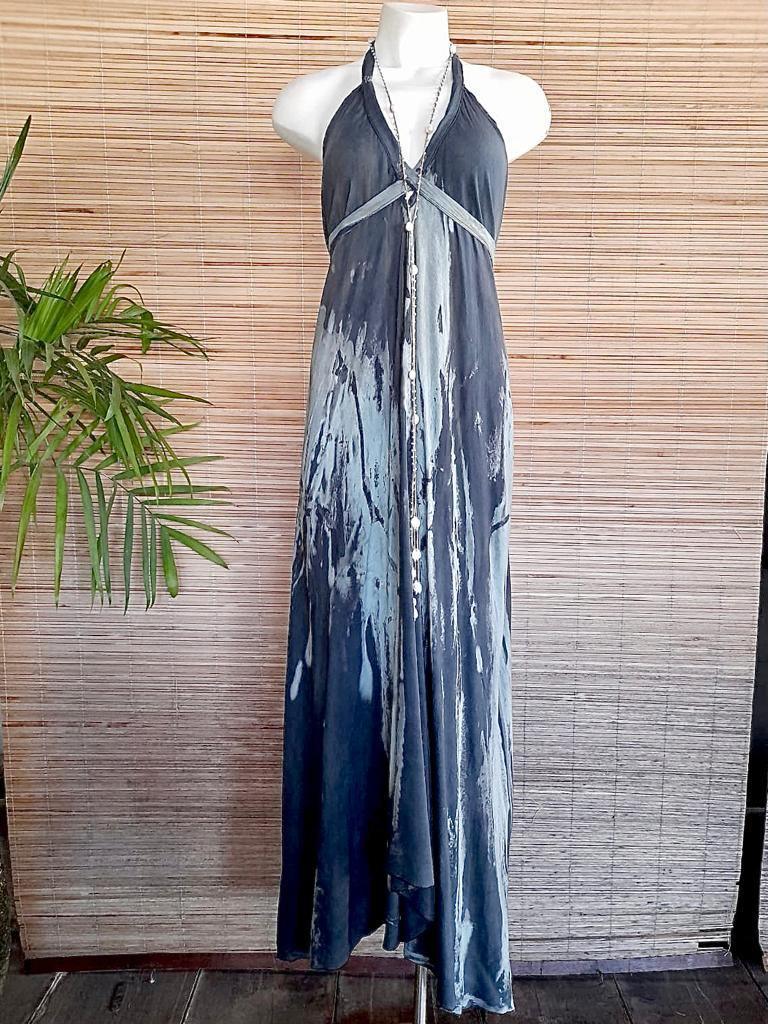BOHEMIAN LONG DRESS in 9 colors of Tie Dye, Open Back - Lemongrass Bali Boutique