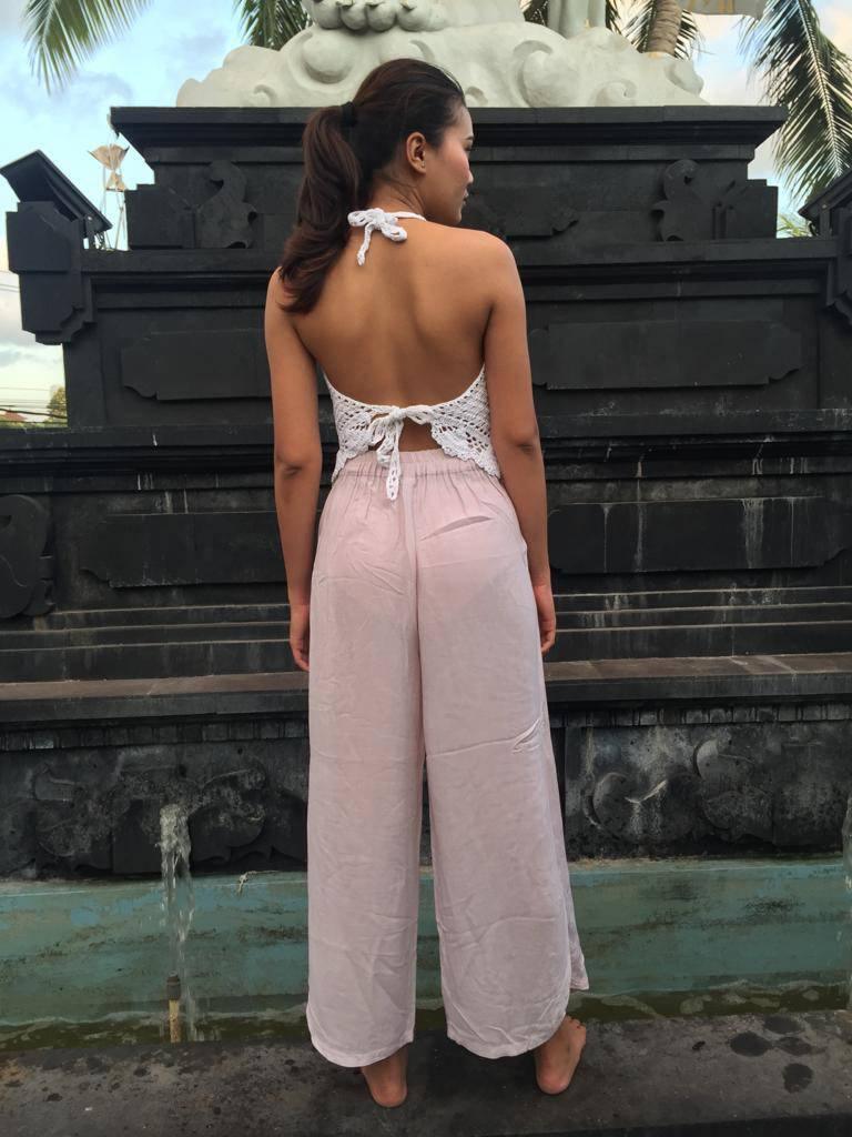 TOP CROCHET BOHO White and Black - Lemongrass Bali Boutique