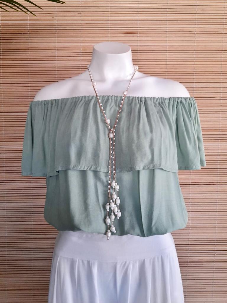 TOP MELODY Khaki, White, Black, New Blush and New Mint - Lemongrass Bali Boutique