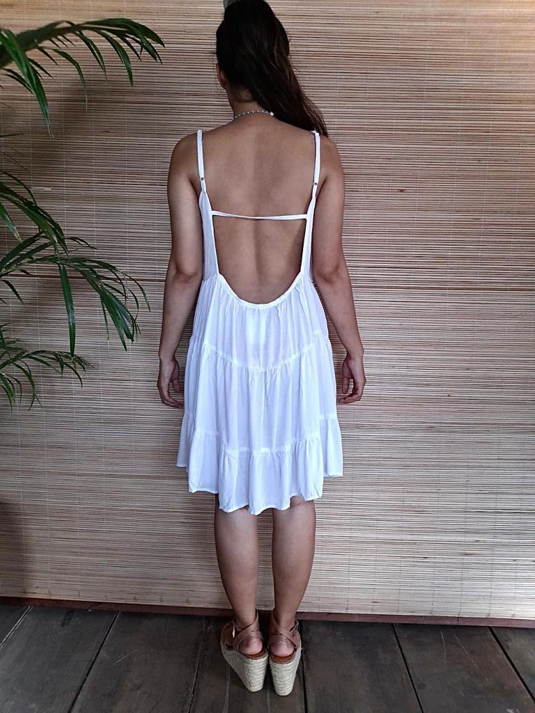 TOP/ DRESS HORIZONTAL New Tie Dye Navy/ White - Lemongrass Bali Boutique