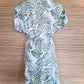 SHORT DRESS KIMONO WRAP in New Palm Green