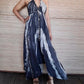 BOHEMIAN LONG DRESS in 9 colors of Tie Dye, Open Back - Lemongrass Bali Boutique