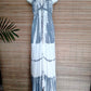 BOHEMIAN LONG DRESS in 9 colors of Tie Dye, Open Back - Lemongrass Bali Boutique