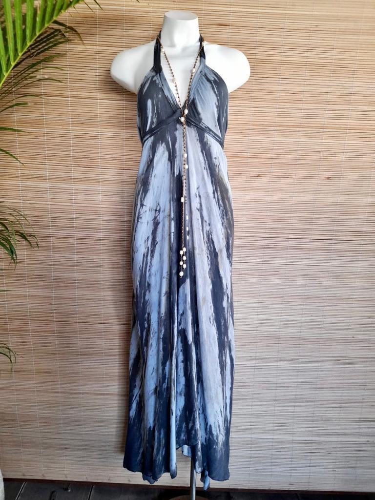 BOHEMIAN LONG DRESS in 9 colors of Tie Dye, Open Back - Lemongrass Bali Boutique