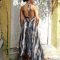 BOHEMIAN LONG DRESS in 9 colors of Tie Dye, Open Back - Lemongrass Bali Boutique