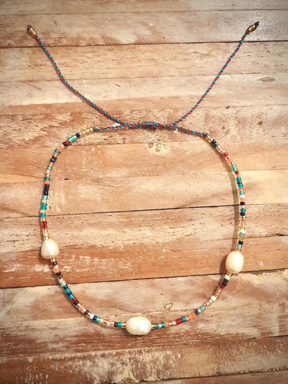 BOHO ANKLET Water Pearl 2 Options - Lemongrass Bali Boutique