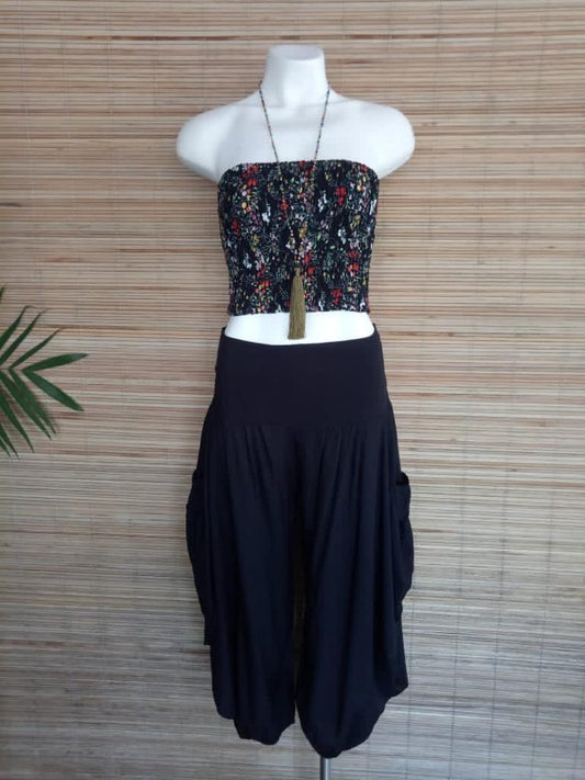 CAPRI PANT LANCIP in Black and White - Lemongrass Bali Boutique