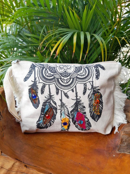 CLUTCH DREAM CATCHER 2 Designs - Lemongrass Bali Boutique