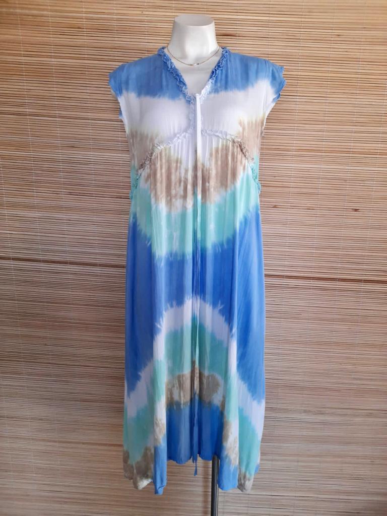 DRESS ANGELINA in 2 colors of Tie Dye - Lemongrass Bali Boutique