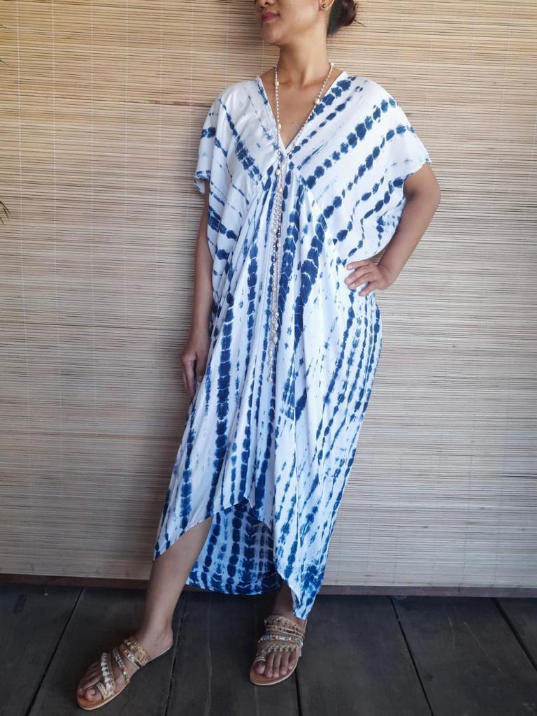 DRESS OASIS in 3 colors of Tie Dye - Lemongrass Bali Boutique