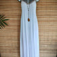 DRESS RACE long Length, White, Black, Charcoal and Stone - Lemongrass Bali Boutique