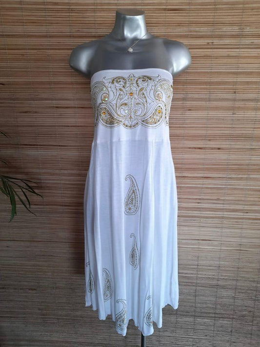 DRESS SEQUIN Black/ Silver or White/ Gold - Lemongrass Bali Boutique