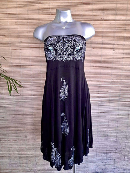 DRESS SEQUIN Black/ Silver or White/ Gold - Lemongrass Bali Boutique