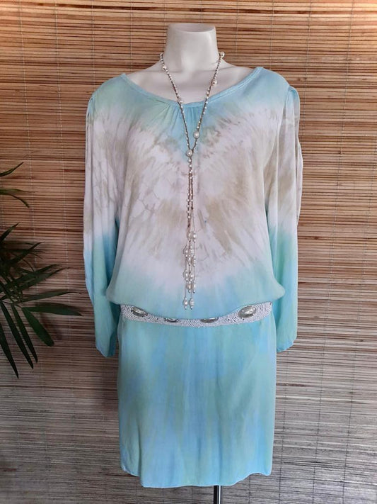 DRESS TALI PING GANG in 2 Tie Dye colors - Lemongrass Bali Boutique
