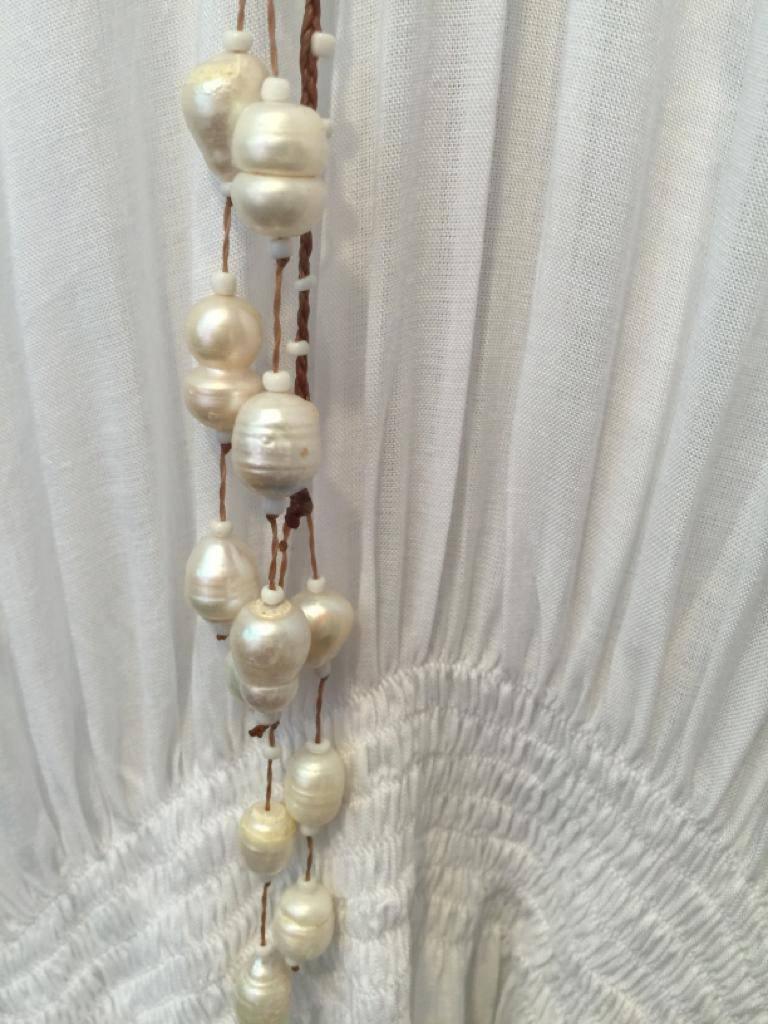 FRESH WATER PEARL NECKLACE Long length - Lemongrass Bali Boutique