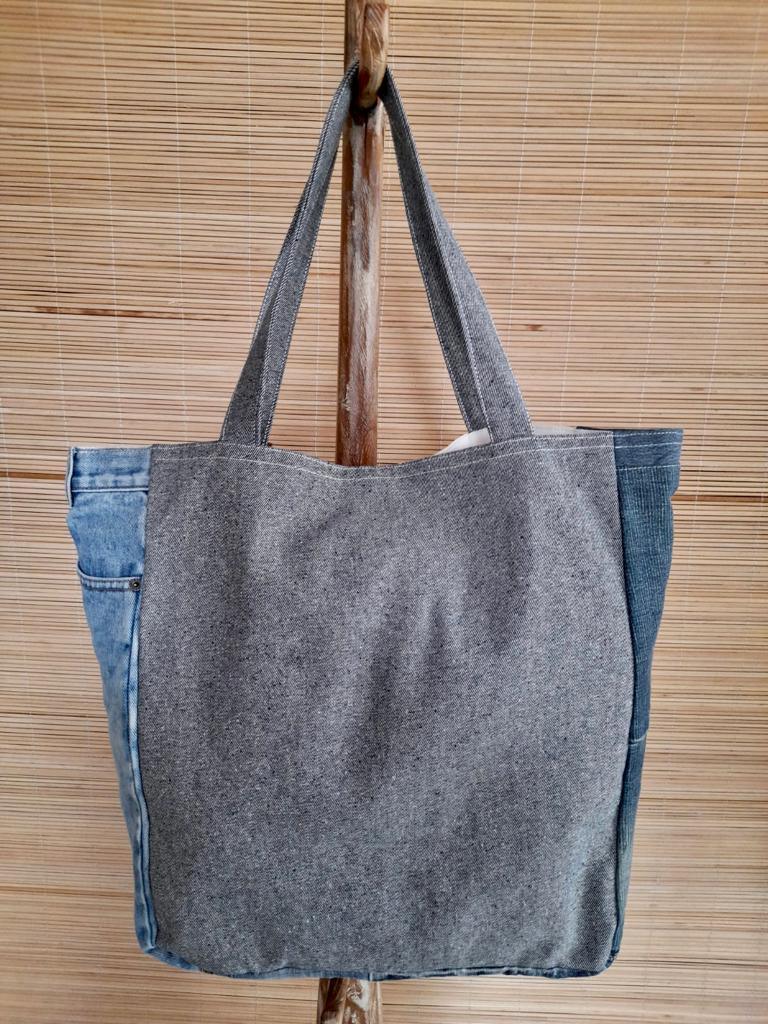 JEANS BAG SUN FLOWER - Lemongrass Bali Boutique