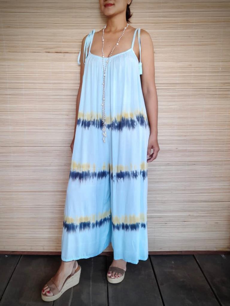 JUMPER TESS New Tie Dye Soft Blue/ Beige/ Denim - Lemongrass Bali Boutique