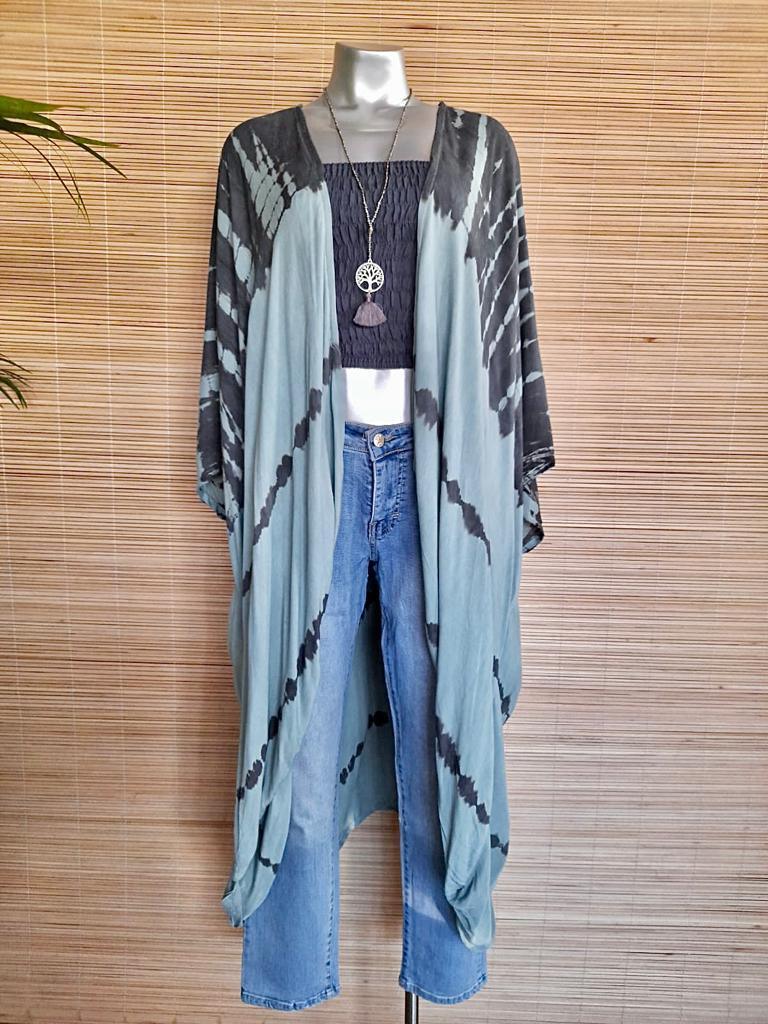 KAFTAN TIE DYE Medium Length, 5 Tie Dye - Lemongrass Bali Boutique