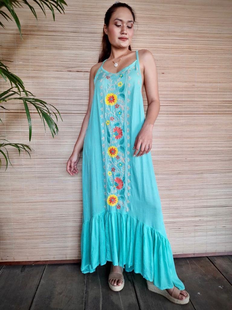 LONG DRESS CANDICE in 4 Colors - Lemongrass Bali Boutique