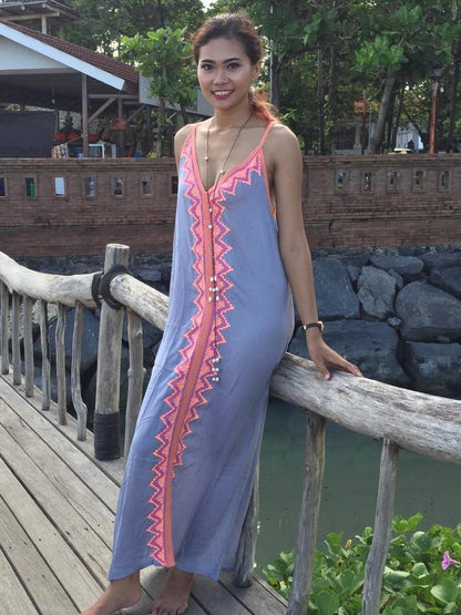 LONG DRESS DAYAK in 2 Colors - Lemongrass Bali Boutique