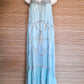 LONG DRESS MAELYS Blush, Black, Mint and Blue - Lemongrass Bali Boutique