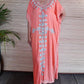 LONG DRESS TUNIS Raspberry, Turquoise and Coral - Lemongrass Bali Boutique