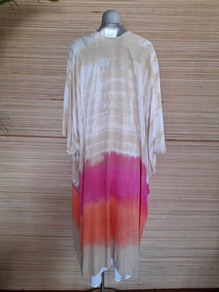 LONG KAFTAN TIE DYE in 9 Colors - Lemongrass Bali Boutique