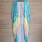 LONG KAFTAN TIE DYE in 9 Colors - Lemongrass Bali Boutique