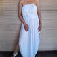 LONG SKIRT KENZA in NEW White - Lemongrass Bali Boutique