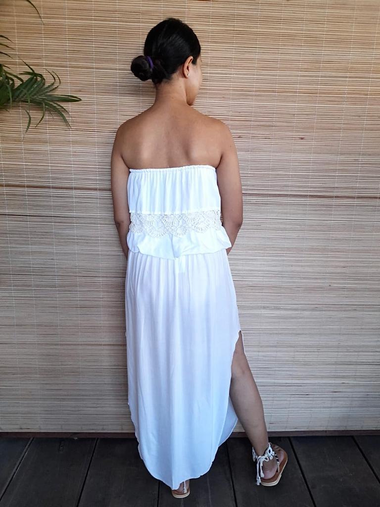 LONG SKIRT KENZA in NEW White - Lemongrass Bali Boutique