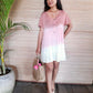 MILK AND ROSE SHORT DRESS Tie Dye Rose/ Milk - Lemongrass Bali Boutique