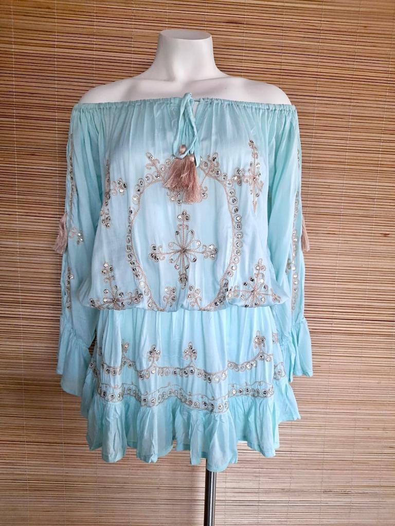 MINI DRESS/ TOP MAELYS in 5 Colors - Lemongrass Bali Boutique