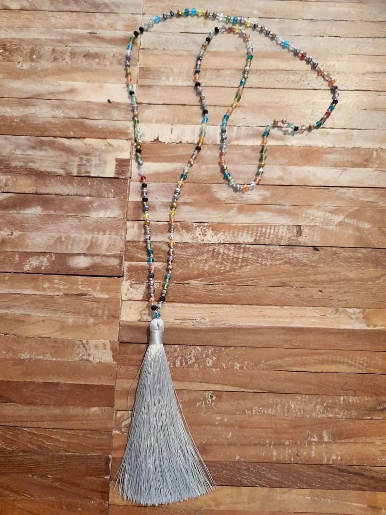 NECKLACE CRYSTAL BEADS in Multiple Colors - Lemongrass Bali Boutique
