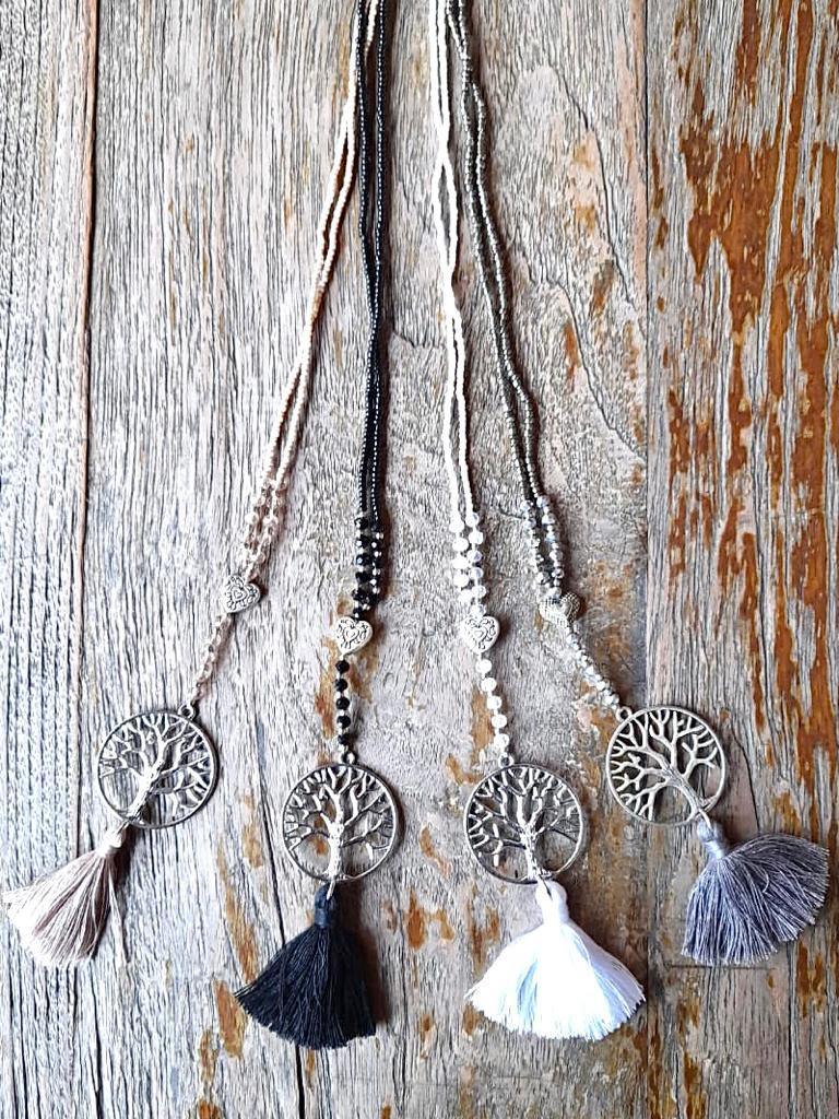 NECKLACE TREE OF LIFE in 4 Colors - Lemongrass Bali Boutique