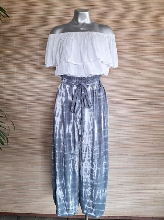 PANT ELSA New Tie Dye Grey - Lemongrass Bali Boutique