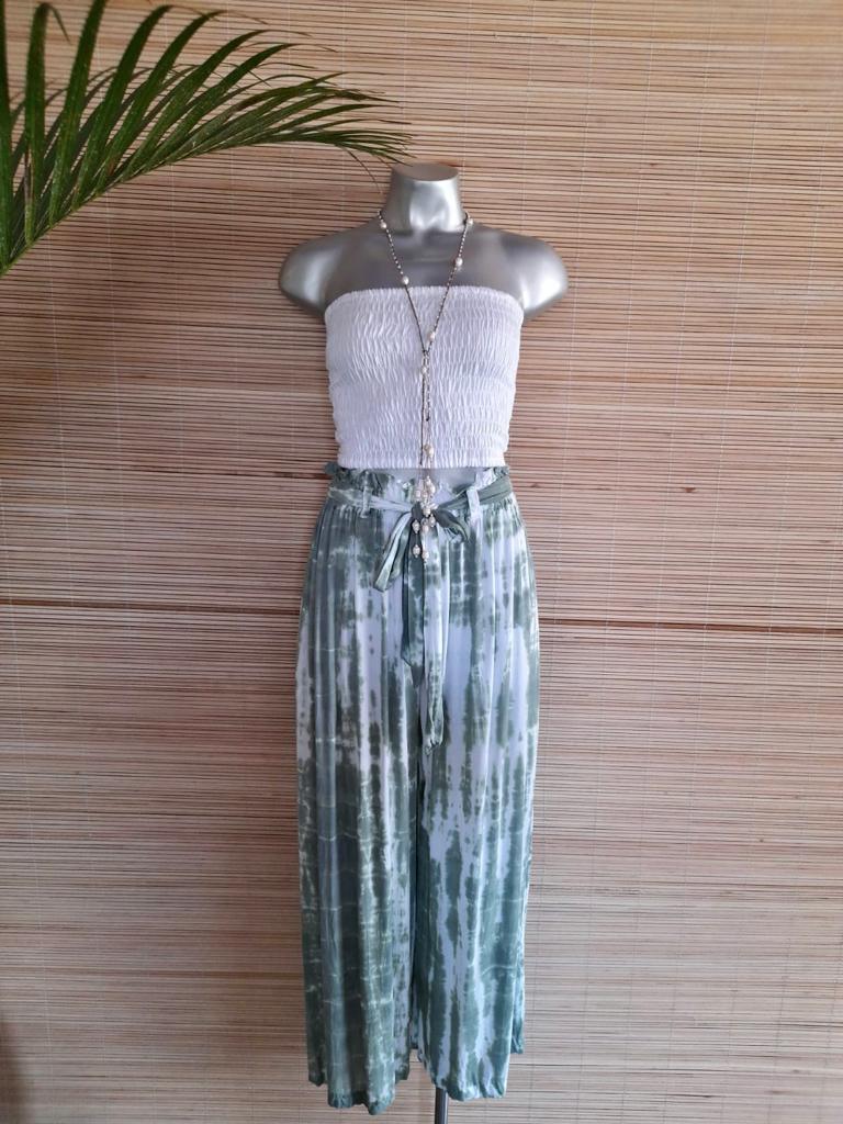 PANT ELSA New Tie Dye Khaki - Lemongrass Bali Boutique