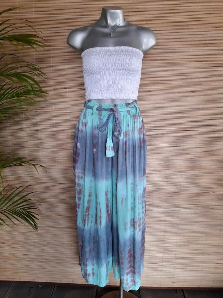 PANT ELSA New Tie Dye Mint/ Grey - Lemongrass Bali Boutique