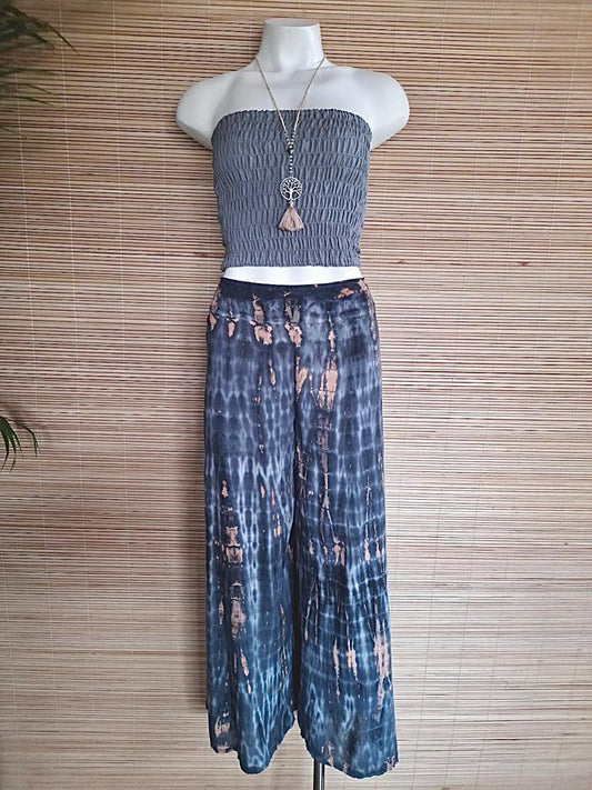 PANT KIPAS TIE DYE Grey/ Beige and New Grey/ White - Lemongrass Bali Boutique