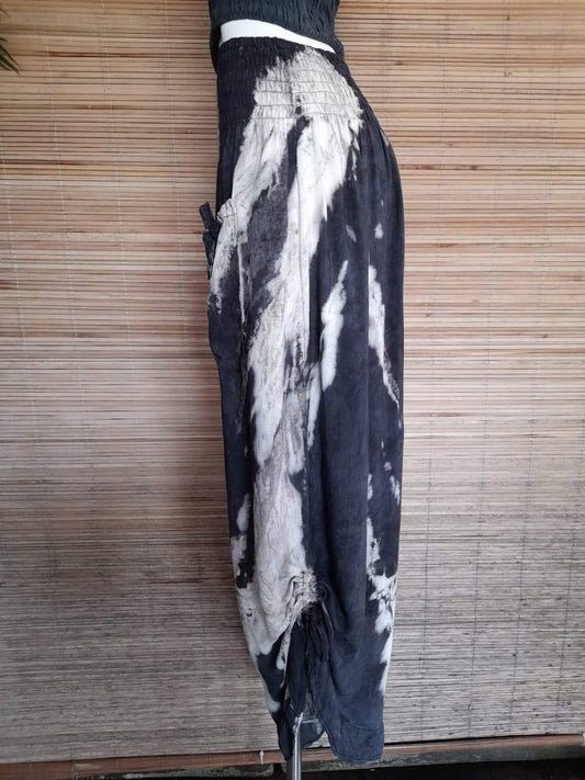 PANT KRISHNA New Tie Dye Black/ Sand - Lemongrass Bali Boutique