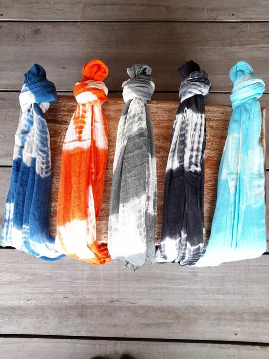 SCARF TIE DYE New Tie Dye Yellow - Lemongrass Bali Boutique