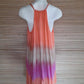 SHORT DRESS ROSE NEW Tie Dye Coral/ Beige/ Pink - Lemongrass Bali Boutique