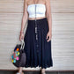 SKIRT KAREN Asymmetric in White, Black and tie Dye - Lemongrass Bali Boutique