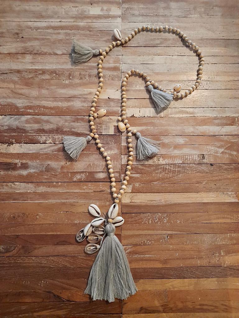 TAHITI NECKLACE in Grey - Lemongrass Bali Boutique