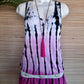 TANK TOP TIE DYE in Brown and Pink - Lemongrass Bali Boutique