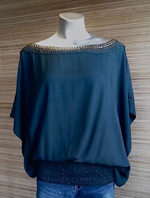 TOP A3 RACE in Black, Charcoal and Navy - Lemongrass Bali Boutique