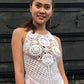 TOP CROCHET BOHO White and Black - Lemongrass Bali Boutique