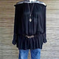 TOP SABRINA CROCHET White and Black - Lemongrass Bali Boutique