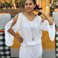 TOP SOLA White and Black - Lemongrass Bali Boutique