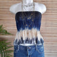 TUBE SMOCK New Tie Dye Mint/ Beige and Tie Dye Navy/ Beige - Lemongrass Bali Boutique